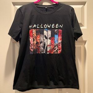 Halloween friends shirt NWOT large